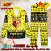 Sunderland AFC Deer Horn Personalized Name Pajamas Set For Christmas 2024