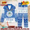 Swansea City AFC Deer Horn Personalized Name Pajamas Set For Christmas 2024