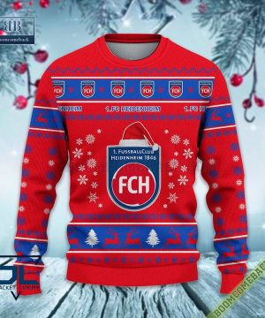 1. FC Heidenheim Ugly Christmas Sweater 2 Bundesliga Xmas Jumper