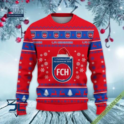 1. FC Heidenheim Ugly Christmas Sweater 2 Bundesliga Xmas Jumper