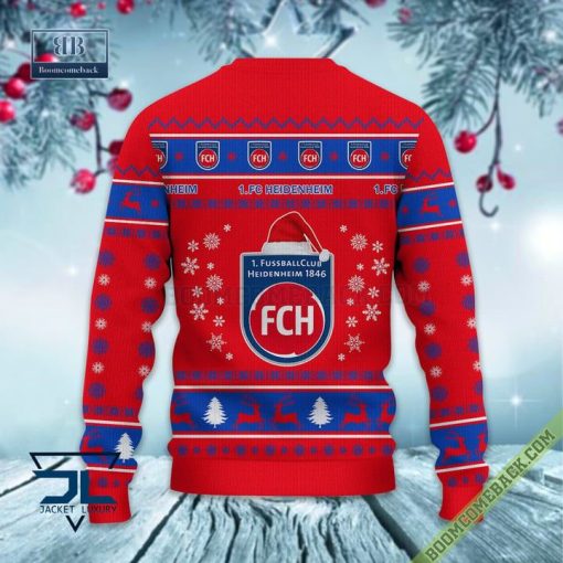 1. FC Heidenheim Ugly Christmas Sweater 2 Bundesliga Xmas Jumper