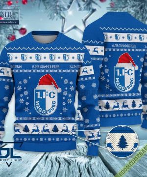 1. FC Magdeburg Ugly Christmas Sweater 2 Bundesliga Xmas Jumper