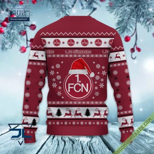 1. FC Nürnberg Ugly Christmas Sweater 2 Bundesliga Xmas Jumper