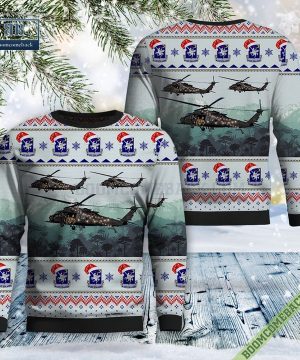 160th Special Operations Aviation Regiment Blackhawk Ugly Christmas Sweater