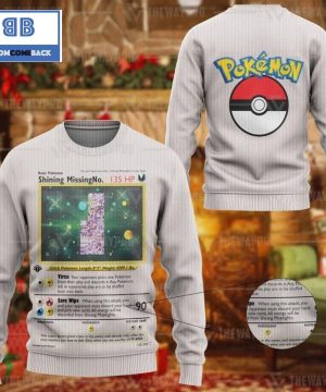 1st edition missingno pokemon anime christmas 3d sweatshirt 3 J2KAZ