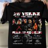 Big Bang Theory 15th Anniversary 2007 2022 Thank You For The Memories Signatures Shirt