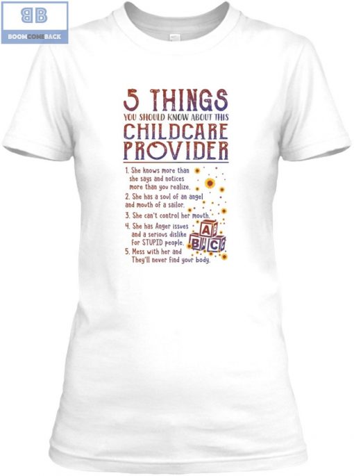 5 Things You Should Know About This Childcare Provider Shirt