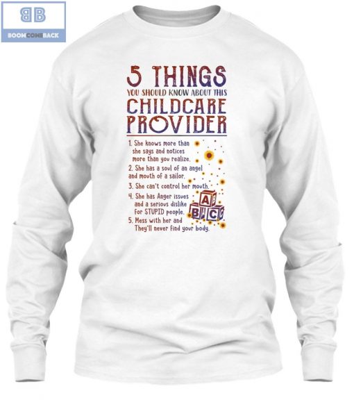 5 Things You Should Know About This Childcare Provider Shirt