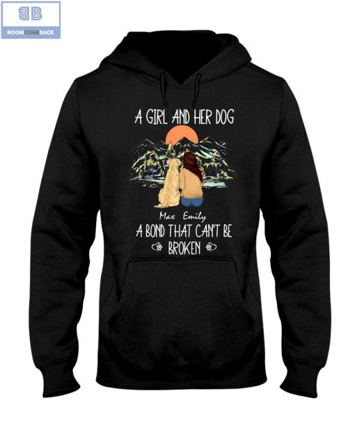 A Girl And Her Dog A Bond That Can’t Be Broken Shirt