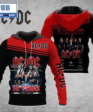 ACDC 50 Years 1973 2023 3D Hoodie