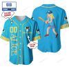 Personalized Snow White and the Seven Dwarfs Grumpy Emotion 3D Baseball Jersey