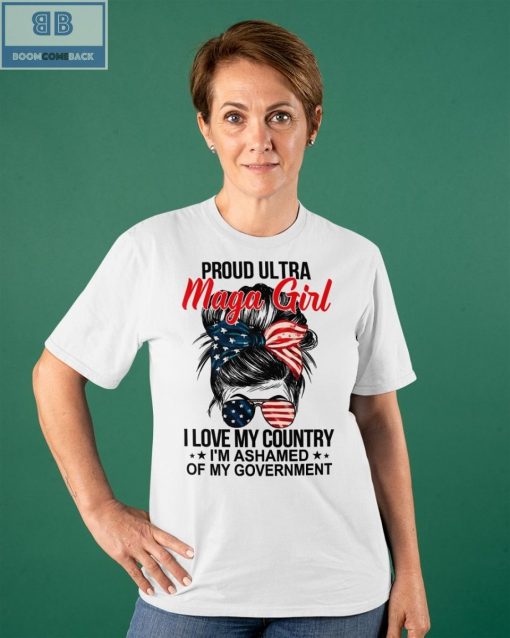 America Proud Ultra Maga Girl Shirt