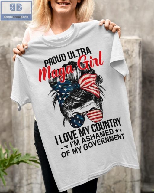 America Proud Ultra Maga Girl Shirt