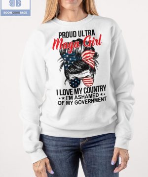 America Proud Ultra Maga Girl Shirt