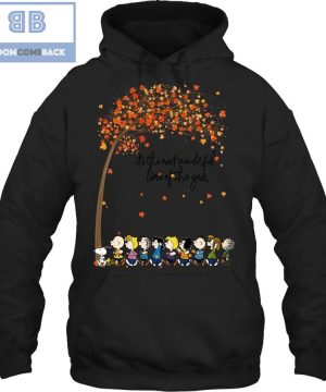 Peanuts It’s The Most Wonderful Time Of The Year Shirt and Hoodie