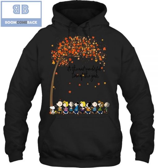 Peanuts It’s The Most Wonderful Time Of The Year Shirt and Hoodie