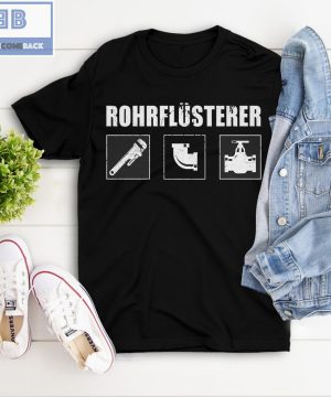 Rohrflüsterer Black T-shrt