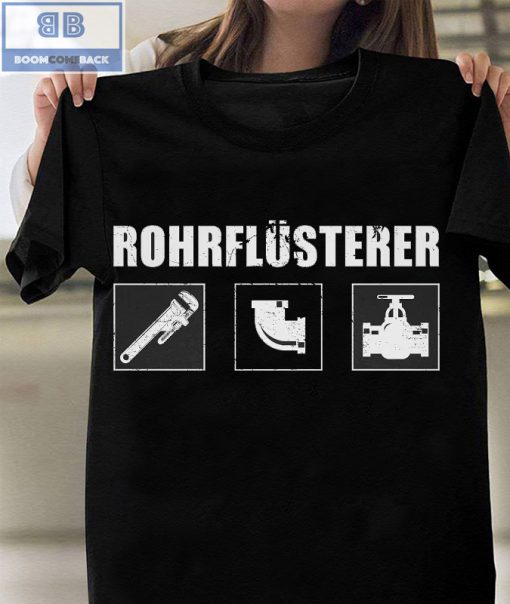 Rohrflüsterer Black T-shrt