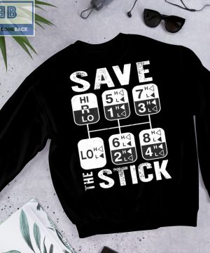 Trucker Save The Stick Black T-shirt