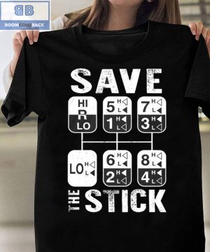 Trucker Save The Stick Black T-shirt