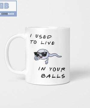 Sperm I Used To Live In Your Balls Mug