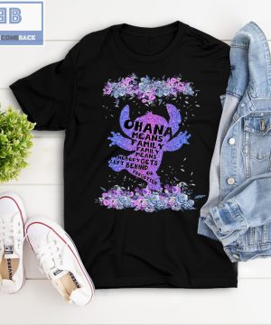 Stitch Suicide Prevention Awareness Ohana Means Family Family Means Nobody Gets Left Behind Or Forgotten Shirt