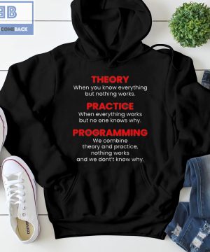 Theory Practice Programing Shirt