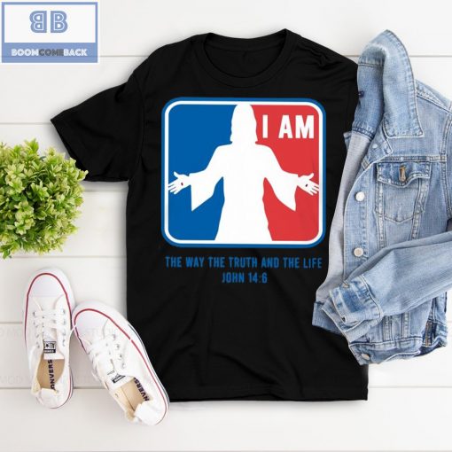 MLB logo I’m Jesus The Way The Truth And The Life John 14-6 Shirt