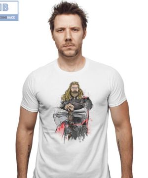 Thor And Stormbreaker God Of Thunder Watercolor Shirt