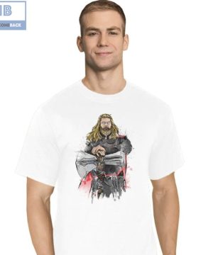 Thor And Stormbreaker God Of Thunder Watercolor Shirt