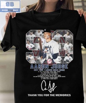 Aaron Judge 99 Thank You For The Memories Shirt