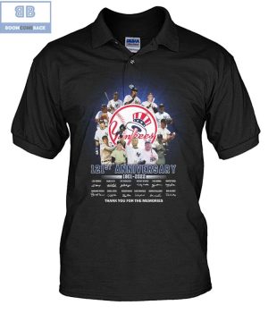 New York Yankees 121st Anniversary Thank You For The Memories Shirt