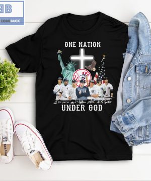 New York Yankees One Nation Under God Signature Players Shirt