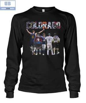 Colorado Sports Team Players Signatures Shirt