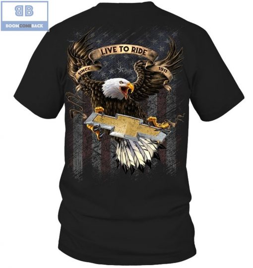 Eagle Hug Chevrolet Live To Ride Shirt