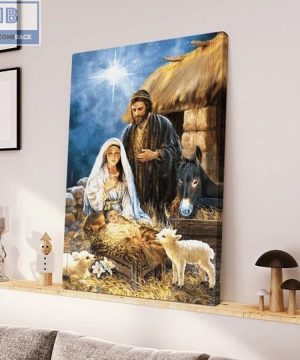 Dear Maria Baby Was Born Jesus Canvas and Poster