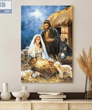 Dear Maria Baby Was Born Jesus Canvas and Poster