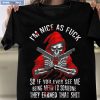 Skeleton That’s What I Do I Pet Cats I Hate People And I Know Things Shirt