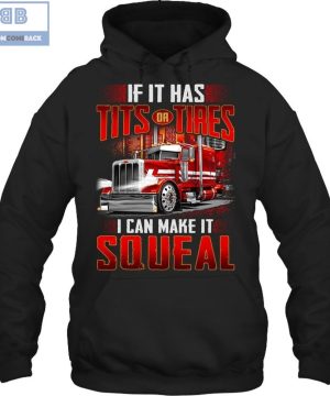 Red Truck If It Has Tits Tires I Can Make IT Squeal Shirt