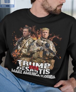 Veteran Trump Desantis 2024 Make America Florida Shirt