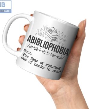 Abibliophobia Definition Mug