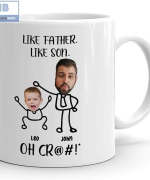 Stickman Like Father Like Daughter Like Son Personalized Mug