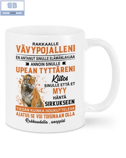 Tiikeri Rakkaalle Vavypojalleni Rakkaudella Anoppisi Muki Mug