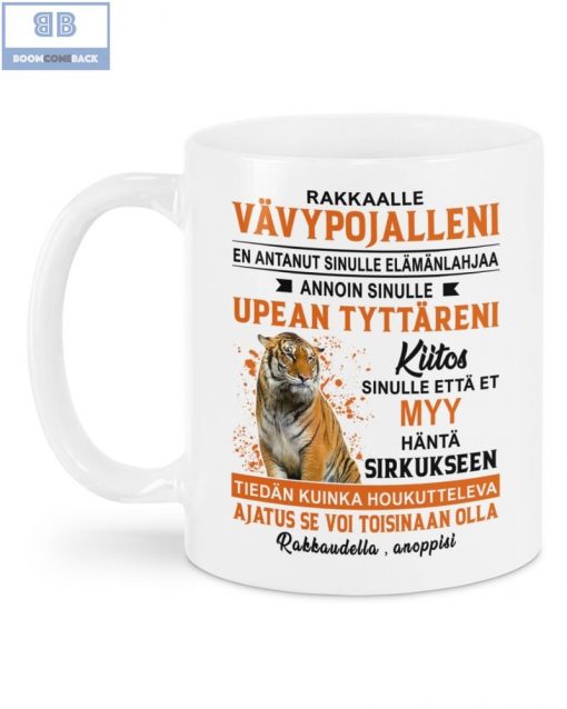 Tiikeri Rakkaalle Vavypojalleni Rakkaudella Anoppisi Muki Mug