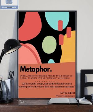 Literary Metaphor Vertical Poster