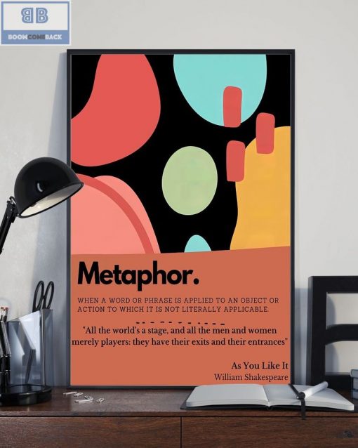 Literary Metaphor Vertical Poster