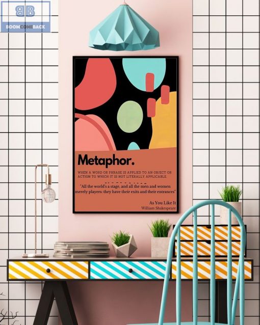 Literary Metaphor Vertical Poster