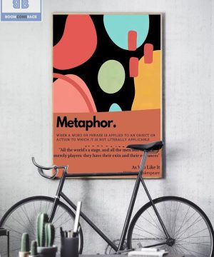 Literary Metaphor Vertical Poster