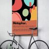 Literary Metaphor Vertical Poster