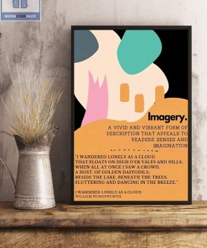 Literary Imagery Vertical Poster